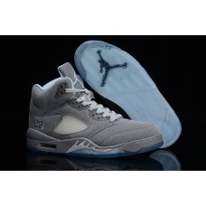 Cool Grey Nike Air Jordan 5 Basketball Shoes Cheap For Sale