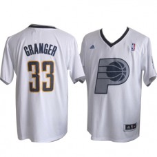 Coolest Danny Granger Pacers 2013 Christmas White Sleeved Jersey