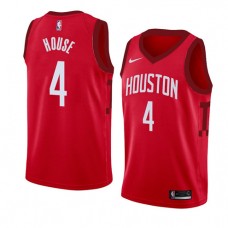 Coolest Danuel House Rockets Nike Earned NBA Jerseys Red For Sale