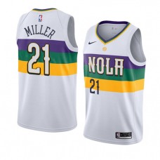 Coolest Darius Miller Pelicans City NBA Jerseys White For Sale