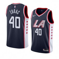 Coolest Ivica Zubac Clippers City Navy NBA Jerseys For Sale