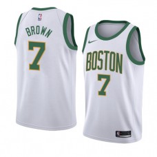 Coolest Jaylen Brown Celtics City White NBA Jerseys For Sale