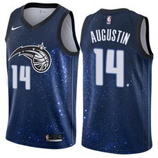 D.J. Augustin Magic City Blue NBA Jersey Cheap For Sale