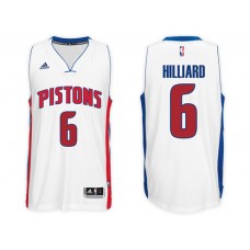 Darrun Hilliard Pistons White NBA Jersey Adidas Cheap For Sale