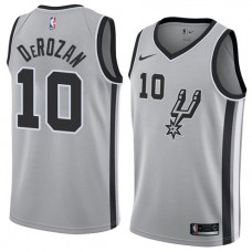 DeMar DeRozan Spurs Gray Statement Jerseys Cheap For Sale