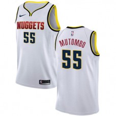 Dikembe Mutombo Nuggets White Nike NBA Jersey Cheap Sale