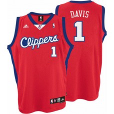 Discount Baron Davis Red Clippers Away Throwback NBA Jerseys