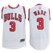 Dwyane Wade Chicago Bulls White Home Jersey Cheap For Sale
