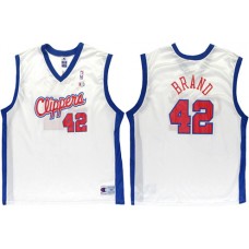 Elton Brand Clippers Throwback White NBA Jersey For Cheap