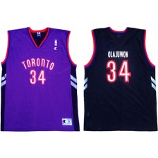 Hakeem Olajuwon Vintage Champion NBA Raptors Jerseys Cheap Sale