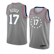 J.J. Redick New 76ers Gray City Jersey 2018-2019 Cheap For Sale