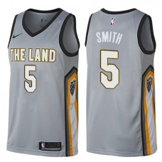J.R. Smith Cavaliers Gray New Jersey NBA City Edition Cheap Sale