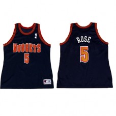 Jalen Rose Nuggets Retro Champion NBA Jersey Cheap Sale