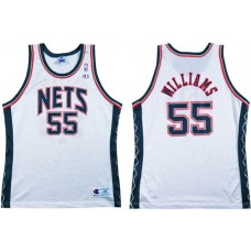 Jayson Williams New Jersey Nets NBA White For Cheap Sale