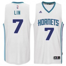 Jeremy Lin Hornets Home White NBA Jersey Cheap For Sale