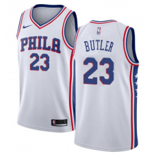 Jimmy Butler 76ers Cream White NBA Away Jersey Cheap For Sale