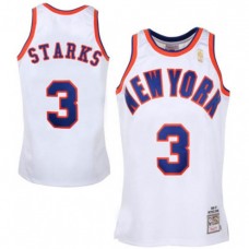 John Starks Retro Knicks NBA Jersey Authentic White For Cheap Sale