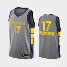 Jonas Valanciunas Grizzlies City Gray NBA Jerseys For Cheap Sale