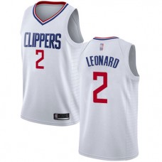 Kawhi Leonard Clippers Association White Jersey For Sale