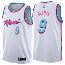 Kelly Olynyk Miami Vice Heat White NBA Jersey Cheap For Sale