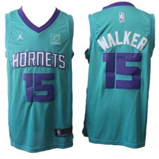Nike NBA Charlotte Hornets #15 Kemba Walker Jersey Jordan Swingman