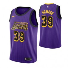 Lakers Dwight Howard Purple Jersey City Edition Cheap For Sale