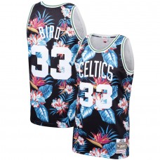 Larry Bird Celtics Floral Fashion Retro NBA Jerseys Cheap Sale