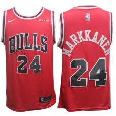 Lauri Markkanen Windy Bulls Red Jersey Zenni For Cheap Sale