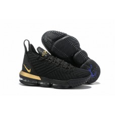 LeBron 16 Im King Black Metallic Gold Cheap Nike Shoes For Sale