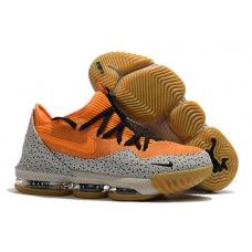 LeBron 16 Low Safari Kumquat Black Nike Shoes Cheap For Sale