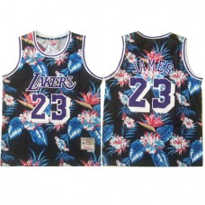 LeBron James Lakers Floral Fashion Tropical Retro Jerseys For Cheap