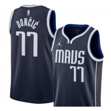 Luka Dončić Dallas Mavericks Jordan Brand Unisex Swingman Jersey - Statement Edition - Navy