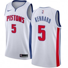 Luke Kennard Pistons Home Jersey White NBA Association Edition Cheap