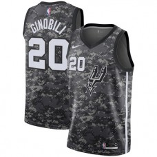 Manu Ginobili Camouflage Spurs Military Jersey City Cheap For Sale