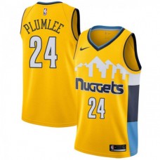Mason Plumlee Nuggets NBA Yellow Jersey Cheap For Sale