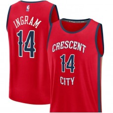 Men's Fanatics Branded Brandon Ingram Red New Orleans Pelicans Fast Break Replica Jersey - Statement Edition