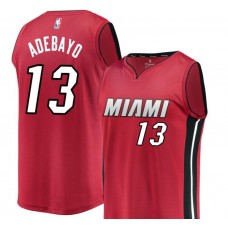 Miami Heat Fanatics Branded Fast Break Custom Jersey - Red - Statement Edition