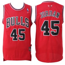 Michael Jordan MJ Bulls #45 NBA Jerseys Red Cheap For Sale
