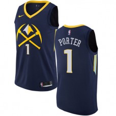 Michael Porter Nuggets City Navy Blue NBA Jersey Cheap Sale