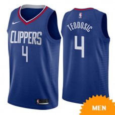Milos Teodosic New LA Clippers NBA Jerseys Blue Icon For Cheap