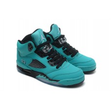 New Air Jordan 5 Blue Black Basketball Shoes Cheap For Sale
