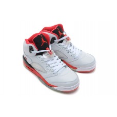 New Air Jordan 5 Fire Red Black Tongue Sale For Girls