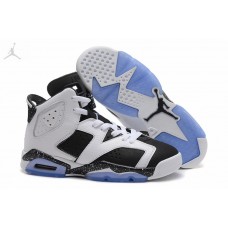 New Girls Air Jordan 6 (VI) Retro Oreo White Black Shoes Sale