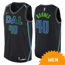 New Harrison Barnes Mavericks Alternate City Jersey NBA Black