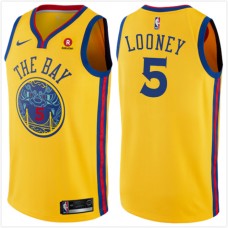 New Kevon Looney #5 City Edition NBA Jerseys For Cheap-Gold
