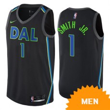 New Mavericks Dennis Smith JR. City Jersey Nike Black On Sale