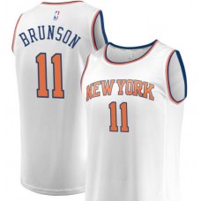 New York Knicks Fanatics Branded Youth Fast Break Replica Custom Jersey - Association Edition - White