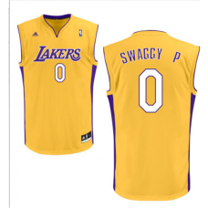 Nick 'Swaggy P' Young Lakers NBA Nickname Jerseys Cheap Sale