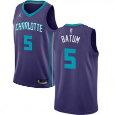 Nicolas Batum Hornets Purple Jordan Jersey NBA Cheap Sale