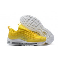 Nike Air Max 97 Lemonade Yellow Running Shoes On Feet Cheap For Sale